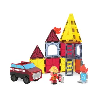 Magna-Tiles Fire Rescue