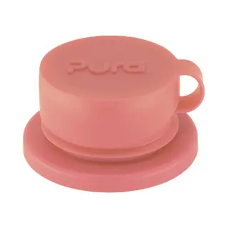 Pura Sport Big Mouth Silikon-Sportdeckel, Plastikfrei, Auslaufsicher, Medizinisch, Passend Für Alle Flaschen, Rosa