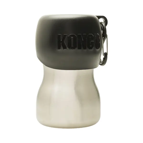 Kong H2O Stainless Steel Water Bottle - Schwarz - 255 Ml thumbnail