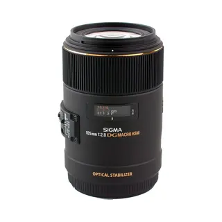 Sigma 105mm F2.8 Ex Dg Os Hsm Macro Slr Macrolens Zwart