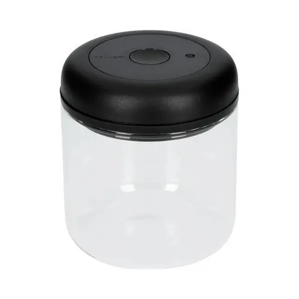 Fellow Atmos Vacuum Canister For Coffee & Food Storage - Airtight Sealed Container, Clear Glass, Medium Coffee Bean Storage, 0.7 Litre Jar thumbnail