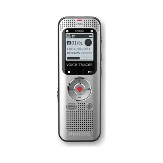 Philips Voice Tracer DVT2015 Diktiergerät Interner Speicher & Flash-Karte Silber
