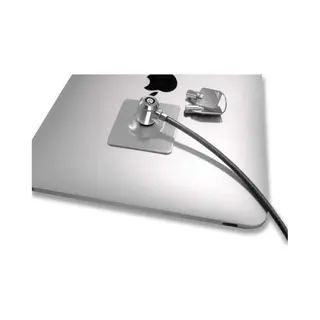 Compulocks Universal Tablet Lock Plate with Keyed Cable Lock Black