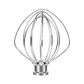 Mixer - Ei-slagroomgarde - Vervangende Staande Mixer - Geschikt Voor K45WW Rvs Draadgarde Voor KitchenAid - Roestvrij Staal