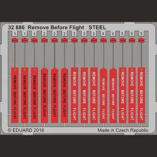 Eduard Remove Before Flight Steel
