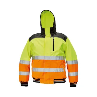 Crv Knoxfield Hi-Vis Pilot Winterjas 03010466 - Fluo Geel/Oranje - M