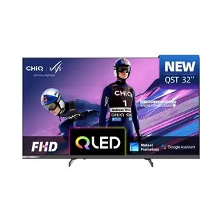 CHiQ L32QST - Smart Tv 32 Inch - Qled - Full Hd - Google Tv - Randloos Metal Design - Dolby Audio - 2025 Nieuw
