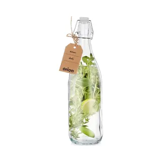 Orion - Glazen Fles - Stijl Retro - 1 L - Clip Sluiting