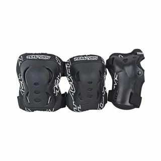 Tempish - Fid - Skatebescherming - 3-pack - Volwassenen - Zwart - M
