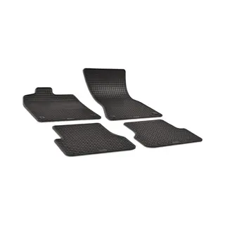 Rigum 903034 Fußmattensatz Vorne Und Hinten, Menge, 4, Schwarz, Gummi