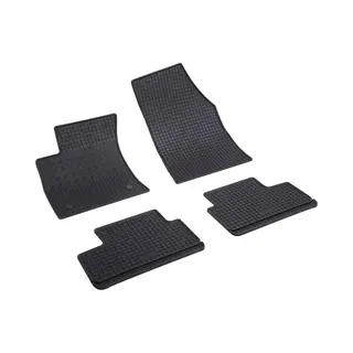 Rigum 903942 Fußmattensatz Vorne Und Hinten, Menge, 4, Schwarz, Gummi