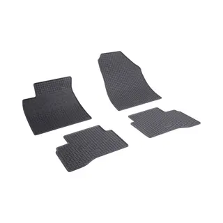 Rigum 903966 Fußmattensatz Vorne Und Hinten, Menge, 4, Schwarz, Gummi