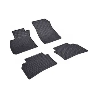 Rigum 904222 Fußmattensatz Vorne Und Hinten, Menge, 4, Schwarz, Gummi