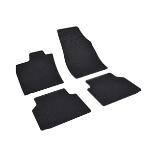 Rigum 905298 Fußmattensatz Vorne Und Hinten, Menge, 4, Schwarz, Gummi