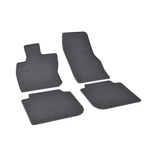 Rigum 906264 Vloermatset Voor En Achter, Aantal, 4, Zwart, Rubber