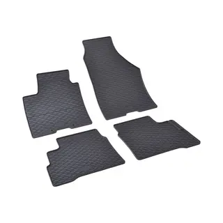 Rigum 906417 Fußmattensatz Vorne Und Hinten, Menge, 4, Schwarz, Gummi