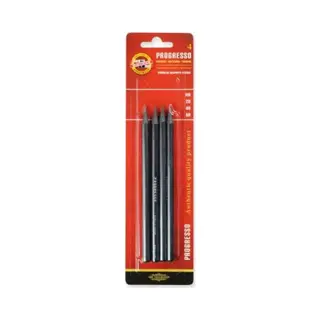 Koh-I-Noor Progresso Graphit-Bleistifte, Ohne Holz, 4 Stück, 8914004001BL