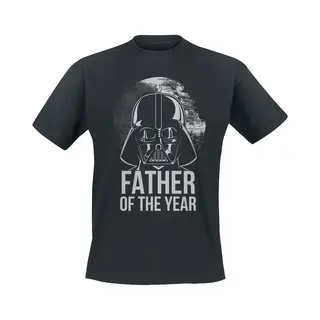 Star Wars - Disney T-shirt - Darth Vader - Father Of The Year - S Tot Xxl - Voor Mannen - Zwart