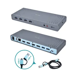 i-tec Usb 3.0 / Usb-C / Thunderbolt 3 Dual Display Docking Station