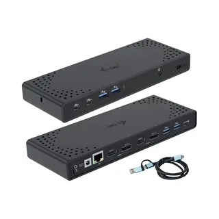 i-tec Usb 3.0 / Usb-C / Thunderbolt 3 Dual Display Docking Station Gen2 + Power Delivery 100W
