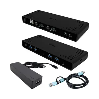 i-tec Universal Dual 4K Display Docking Station + Power Delivery 85W