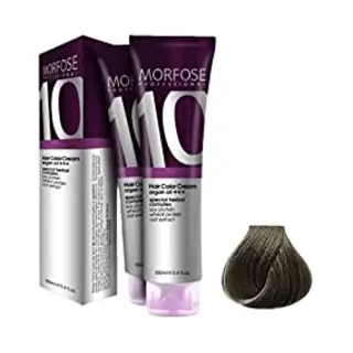 Morfose 10 Professional Hair Colour Cream 100 Ml, No. 7.11 Intense Ash Auburn