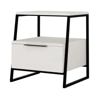 Decortie Nachttisch Pal Moderner Nachttisch, 45 X 41 X 50 Cm (1 Tisch), Moderner Nachttisch, 45 X 41 X 50 Cm