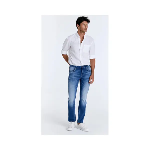 Coj denim Coj - Lance - Heren Straight-fit Jeans - Medium Blue thumbnail