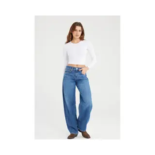 Coj denim Coj - Clara - Balloon Fit Jeans - Medium Blue