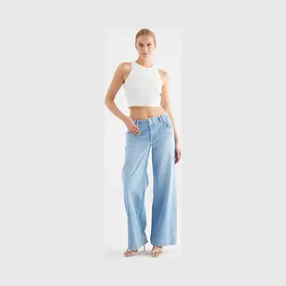 Coj denim Coj - Carlotta - Wide Leg Jeans - Light Blue