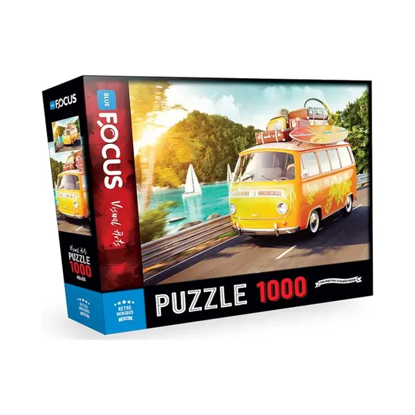 Blue focus games Puzzel Vw Retro Mini Bus Volkswagen T2 thumbnail