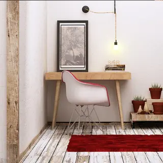Klein Bureau Eiken - 100x74x60 Cm - Stijlvol En Praktisch Perfect Voor Thuiskantoren En Compacte Werkruimtes