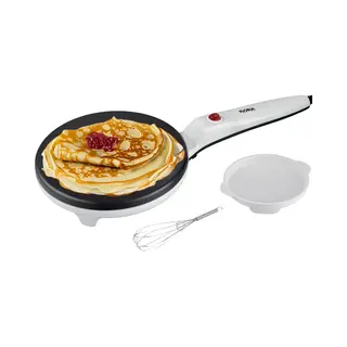 Floria Crêpe Maker ZLN7911 – Elektrische Pannenkoeken & Crêpemaker – 20 Cm – 600-700 W – Anti-aanbaklaag – Wit