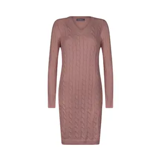 Felix Hardy Gebreide Trui Jurk V-Hals V Dames Rosa - M