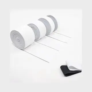 Habby Accessories Elastiek Naaien | Set Van 4, 10mm 20mm 30mm 40mm Breed | Naai-accessoires Diy, Elastische Band, Lengte Van Elke Breedte 3 M Wit