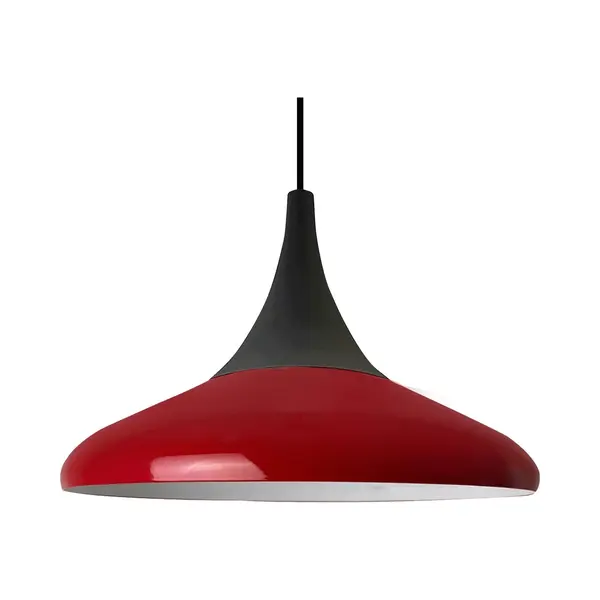 Bamyum Paladin Hängelampe Esstisch Metall Ø35cm, Pendelleuchte Rot, Lampenschirm Wohnzimmer Industrial Vintage, Küchenlampe Hängend thumbnail