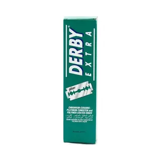 Derby Extra Double Edge Safety Razor Blades - Pack Of 100 Blades