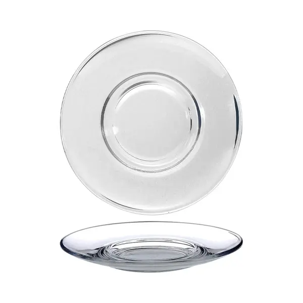 Pasabahce Untertasse Heybeli Teeteller 6er Unterteller Transparent, (6 St) thumbnail
