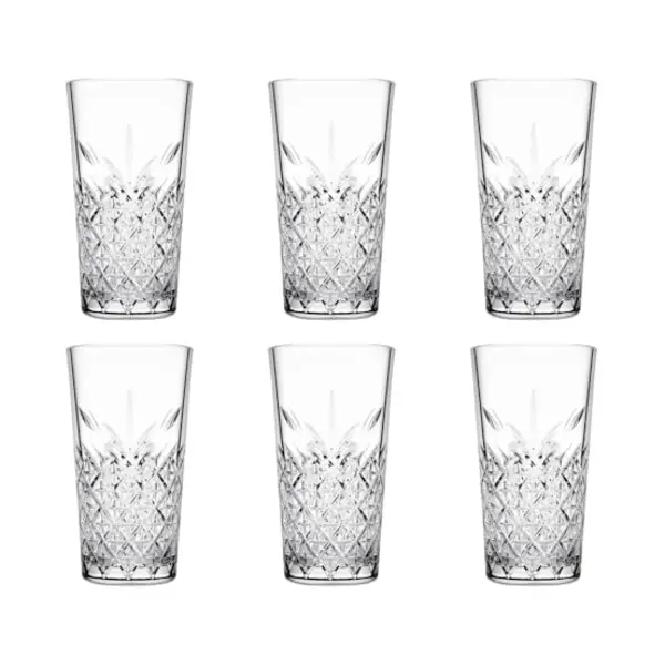 Longdrinkgläser 6er Set 360 Ml 470 Ml Ø 8 X 15 Cm Ø 8, 5 X 16 Cm Spülmaschinengeeignet Stapelbar, Trinkgläser thumbnail
