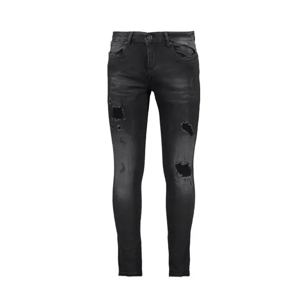 Gabbiano Jeans Ultimo Skinny Fit Jeans Powerflex 82655 Black Destroyed Mannen Maat - W27 X L34 thumbnail
