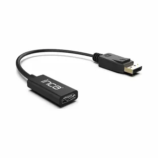 Inca Idth-07 video kabel adapter 0,2 m DisplayPort Hdmi Type A (Standaard) Zwart