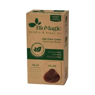 Biomagic, Haarkleur, Haarverf Zeer Donker Mahonie (66, 43) 250 G - (66, 43 Zeer Donker Mahonieblond)