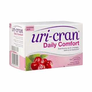 Uri-cran Daily Comfort Tabletten 120 | Urinair Comfort & Gezonde Urinewegen