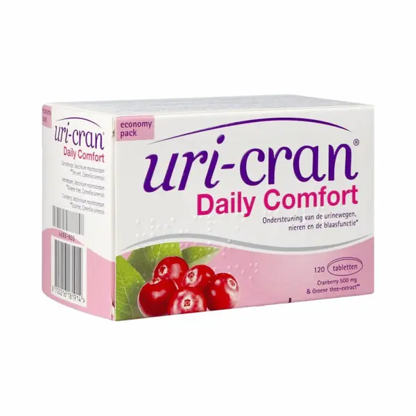Uri-cran Daily Comfort Tabletten 120 | Urinair Comfort & Gezonde Urinewegen thumbnail