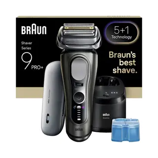 Braun Series 9 Pro+ 9675cc Folienschaber Trimmer Grau, Silber