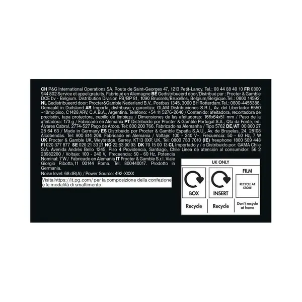 Braun Series 5 52-N1200S Folienschaber Trimmer Schwarz thumbnail