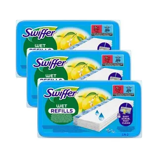 Swiffer Bodenwischer Nachfüllpackung, Feuchte Bodentücher Mit Citrusfrische-Duft, 60 Stück, Für Eine Schnelle & Einfache Reinigung Von Hartböden