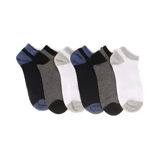 FashionFlair Multi Color Enkelsokken - Heren Sokken - 6 Paar - Enkelsokken - Heren Maat 40-45