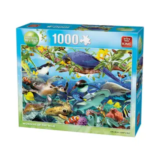 King Animal World Wonders 1000 stukjes