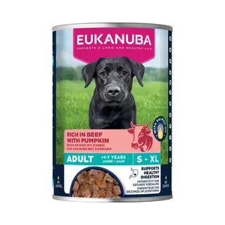 Eukanuba Hondenvoer Nat Life Care Dog Adult Rund En Pompoen 400 Gr